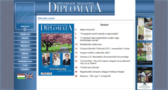 Desktop Screenshot of diplomatamagazin.hu